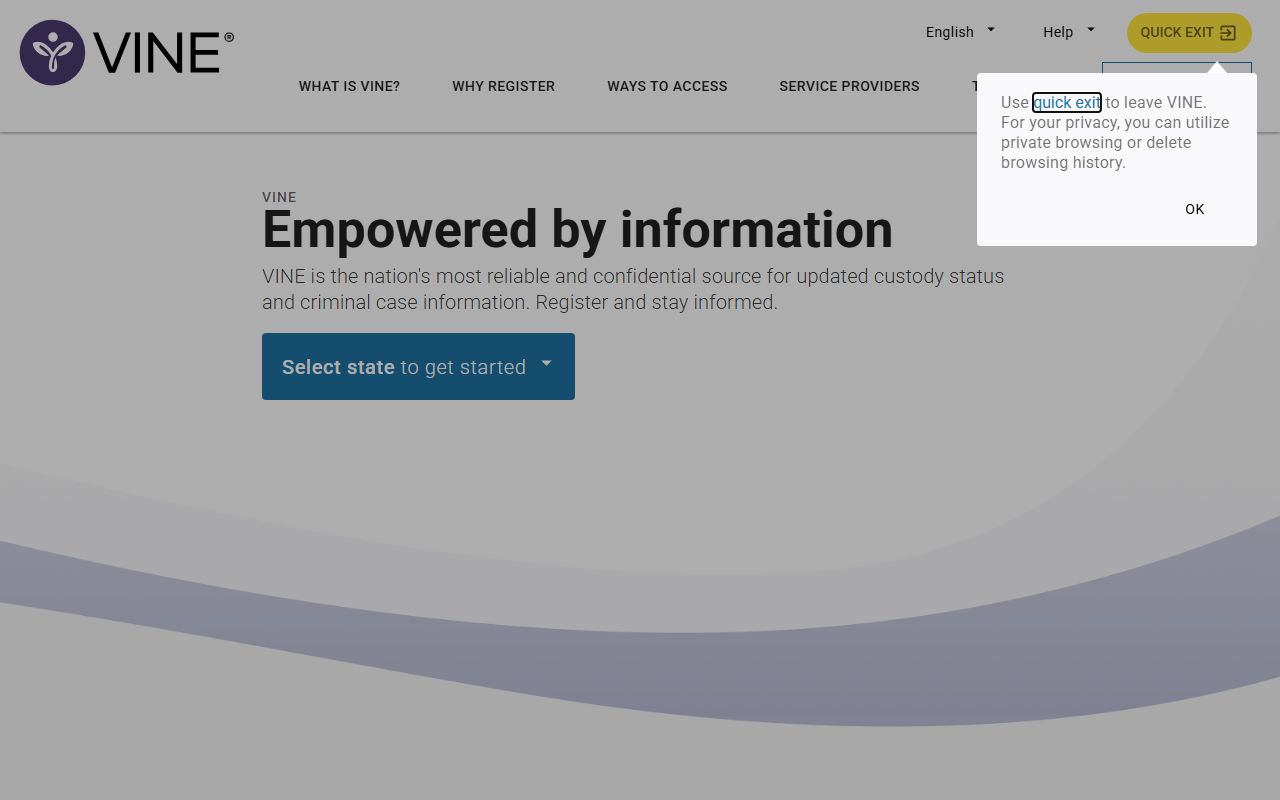 Louisiana 24 hour booking VINELink search portal